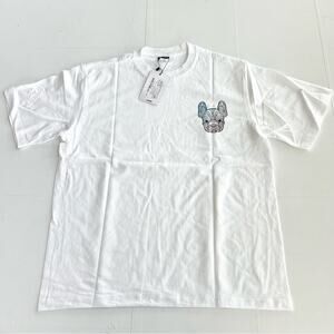 New HEYBIG Graphic Short Sleeve Tee Shirt TH-365 UNISEX SIZE L Ombré Radog Head